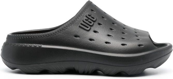 UGG Slide It logo-embossed sandals Black