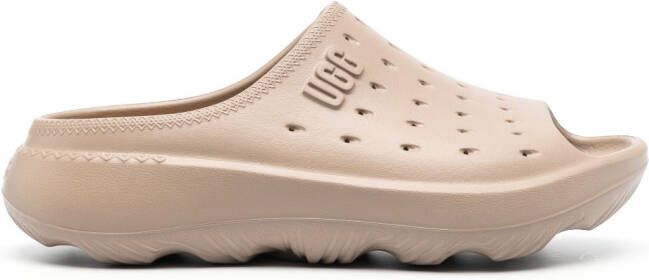 UGG Slide It logo-embossed sandals Neutrals