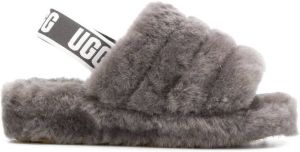 UGG slingback woolly slippers Grey