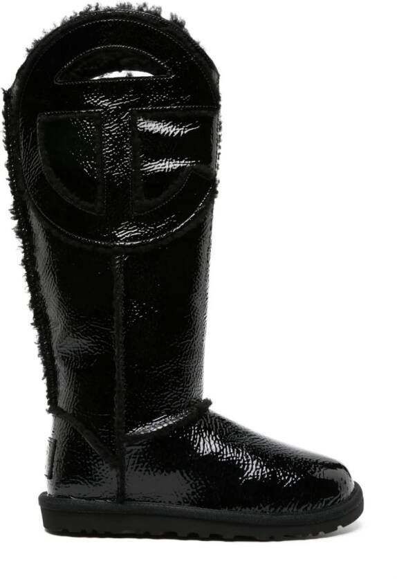 UGG x Telfar logo-embossed boots Black