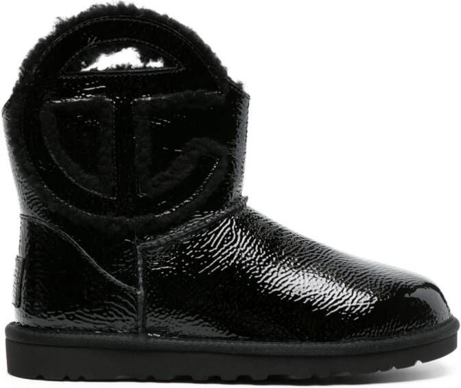 UGG x Telfar Logo Mini Crinkle boots Black