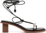 Ulla Johnson Nicolette Shell 90mm leather sandals Black - Thumbnail 1