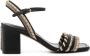 Ulla Johnson Sofia 70mm interwoven leather sandals Black - Thumbnail 1