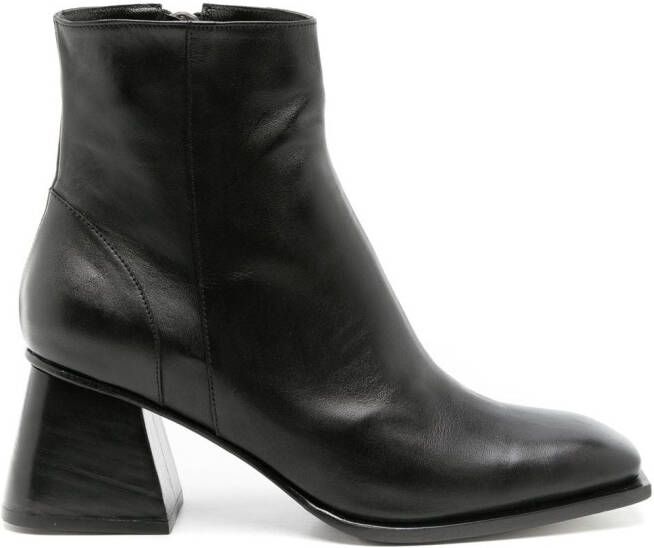 Uma | Raquel Davidowicz 65mm square-toe ankle boots Black