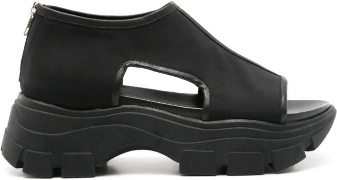 Uma | Raquel Davidowicz Glue 50mm chunky sandals Black