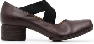 Uma Wang 25mm square-toe ballerina shoes Brown