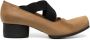Uma Wang 40mm square-toe leather ballerina shoes Brown - Thumbnail 1