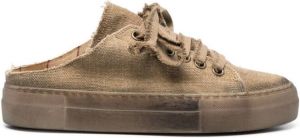 Uma Wang chevron low-top sneakers Neutrals