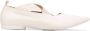 Uma Wang crisscross strap pointed toe ballerinas White - Thumbnail 1
