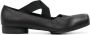Uma Wang square-toe 23mm leather ballerina shoes Black - Thumbnail 1