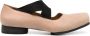 Uma Wang square-toe 25mm suede ballerina shoes Brown - Thumbnail 1