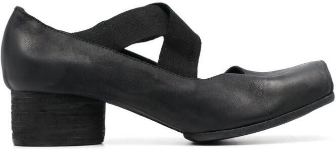 Uma Wang square-toe High Ballet shoes Black