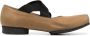 Uma Wang square-toe suede ballerina shoes Brown - Thumbnail 1