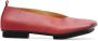 Uma Wang Stone Ballet leather ballerina shoes Red - Thumbnail 1