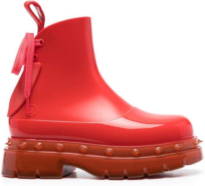 Melissa x Undercover ankle-length boots Red
