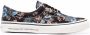 Undercover floral-print lace-up canvas sneakers Black - Thumbnail 1