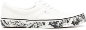 Undercover lace-up low-top sneakers White