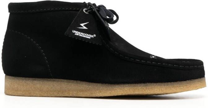 Undercover x Clarks Wallaby Chaos Balance ankle boots Black