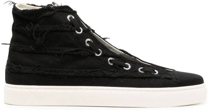 Undercoverism high-top zippered sneakers Black