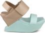 United Nude Delta Wedge leather sandals Blue - Thumbnail 1