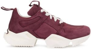 UNRAVEL PROJECT cut out sneakers Red