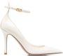 Valentino Garavani 100mm Tan-Go leather pumps White - Thumbnail 1