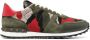 Valentino Garavani Camouflage Rockrunner low-top sneakers Green - Thumbnail 1