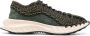 Valentino Garavani crochet-design lace-up sneakers Green - Thumbnail 1