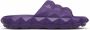 Valentino Garavani flat Rockstud slides Purple - Thumbnail 1