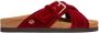Valentino Garavani Fussfriend velvet sandals Red - Thumbnail 1