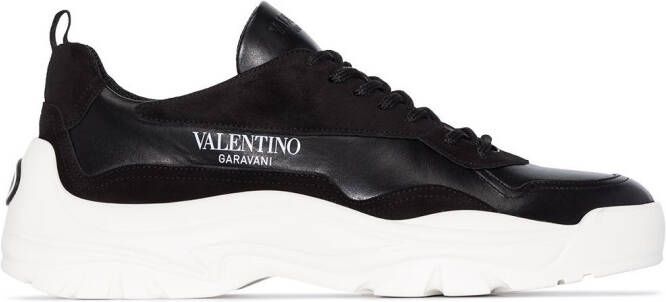 Valentino Garavani Gumboy leather sneakers Black