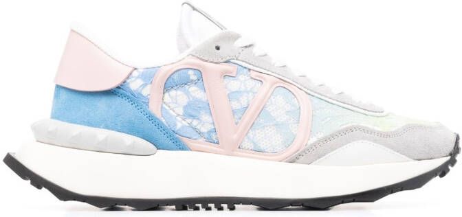 Valentino Garavani Lacerunner mesh sneakers Blue