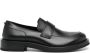 Valentino Garavani logo-debossed leather loafers Black - Thumbnail 1