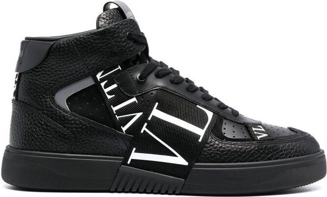 Valentino Garavani VLTN mid-top sneakers Black
