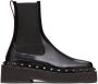Valentino Garavani M-Way Rockstud Beatle 50mm leather boots Black - Thumbnail 1