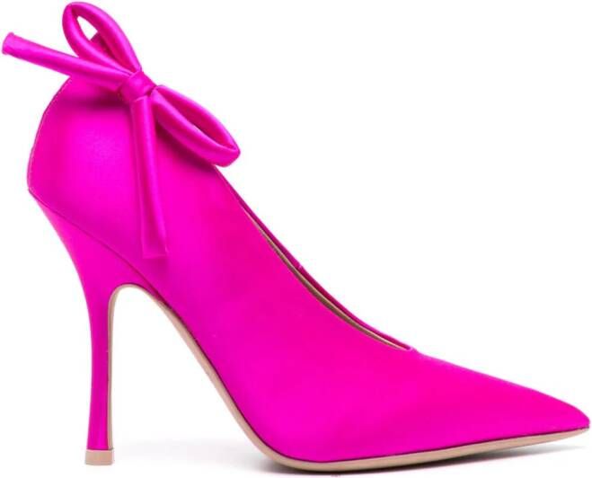 Valentino Garavani Nite-Out 110mm satin pumps Pink
