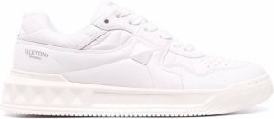 Valentino Garavani One Stud low-top lace-up sneakers White