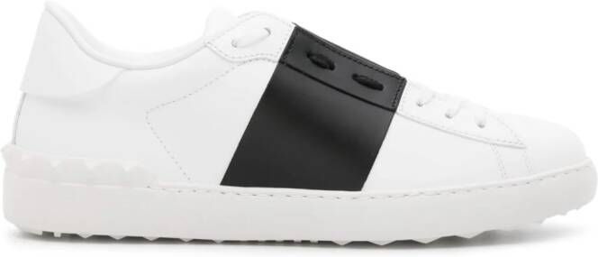 Valentino Garavani Open leather sneakers White