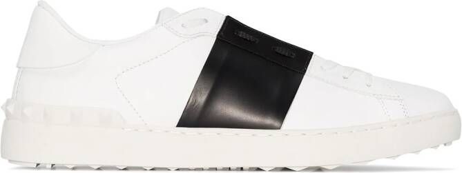 Valentino Garavani Open leather sneakers White