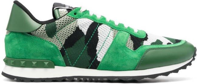 Valentino Garavani Rockrunner low-top sneakers Green