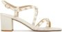 Valentino Garavani Rockstud 60mm leather sandals White - Thumbnail 1