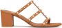 Valentino Garavani Rockstud 60mm leather sandals Brown - Thumbnail 1