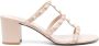 Valentino Garavani Rockstud 60mm leather sandals Neutrals - Thumbnail 1