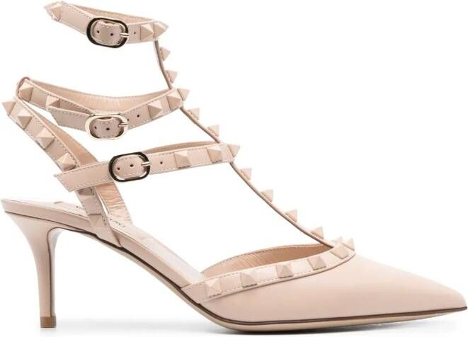 Valentino Garavani Rockstud 70mm leather pumps Pink