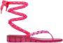 Valentino Garavani Rockstud 30mm ankle-tie sandals Pink - Thumbnail 1