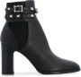 Valentino Garavani Rockstud 90mm leather ankle boots Black - Thumbnail 1