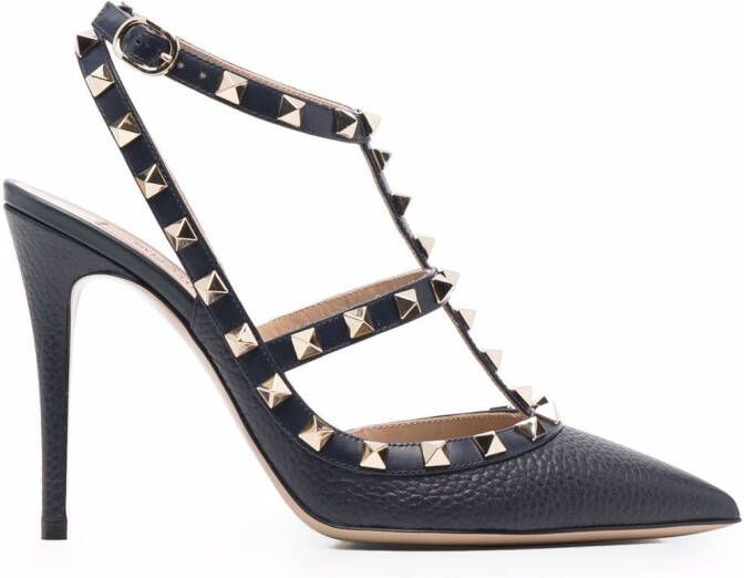 Valentino Garavani Rockstud caged 100mm pumps Blue