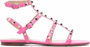 Valentino Garavani Rockstud caged sandals Pink