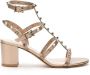 Valentino Garavani Rockstud-embellished sandals Gold - Thumbnail 1