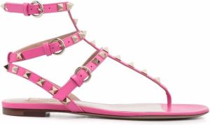 Valentino Garavani Rockstud-embellished sandals Pink